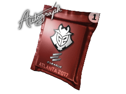 Капсула с автографом | G2 Esports | Атланта-2017
