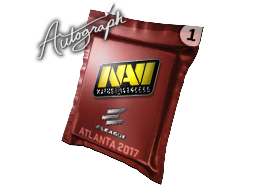 Капсула с автографом | Natus Vincere | Атланта-2017