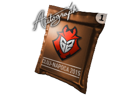 Капсула с автографом | G2 Esports | Клуж-Напока-2015
