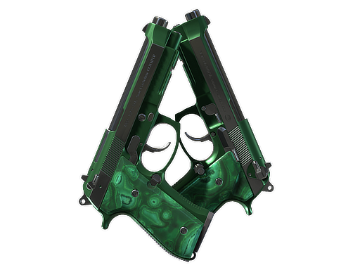 Dual Berettas | Полированный малахит