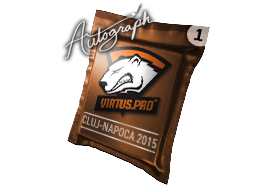 Капсула с автографом | Virtus.Pro | Клуж-Напока-2015