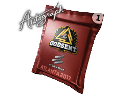 Капсула с автографом | GODSENT | Атланта-2017