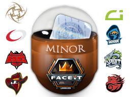 Региональные претенденты FACEIT London 2018 (голографические/металлические)