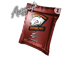 Капсула с автографом | Virtus.Pro | Атланта-2017