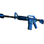 M4A1-S | Blue Phosphor (Battle-Scarred)