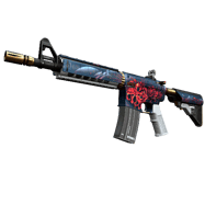 M4A4 | Spider Lily (Well-Worn)