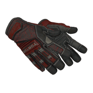 ★ Specialist Gloves | Crimson Web (Battle-Scarred)