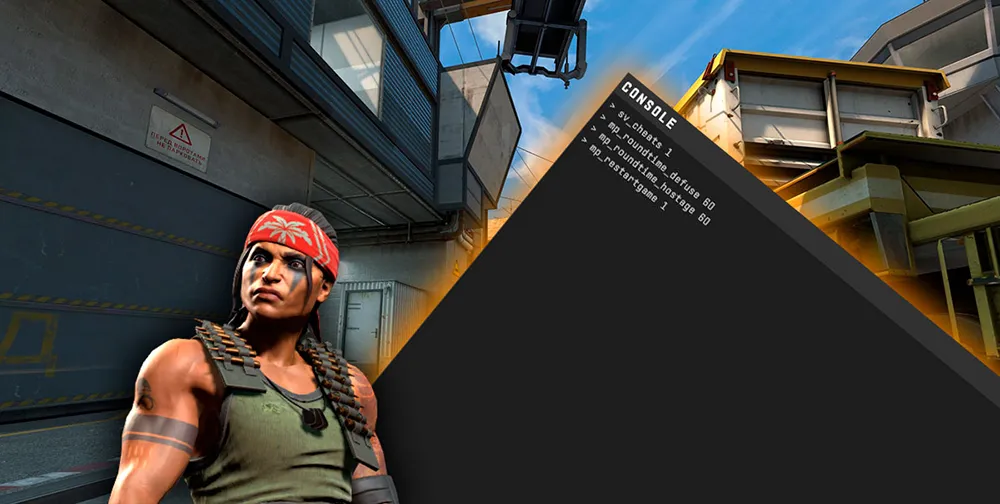 How to set infinite time and warmup in CS2: Commands for the console