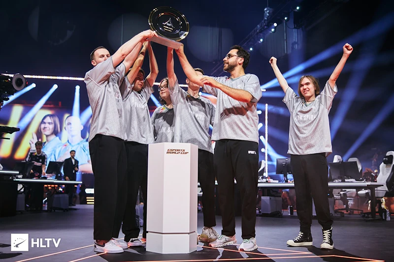 Team Spirit возглавила мировой рейтинг HLTV.org после триумфа на Esports World Cup 2026