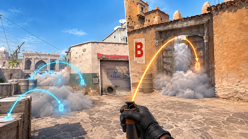 ТОП-10 обязательных смоков на Dust 2 в CS2: гайд по раскиду