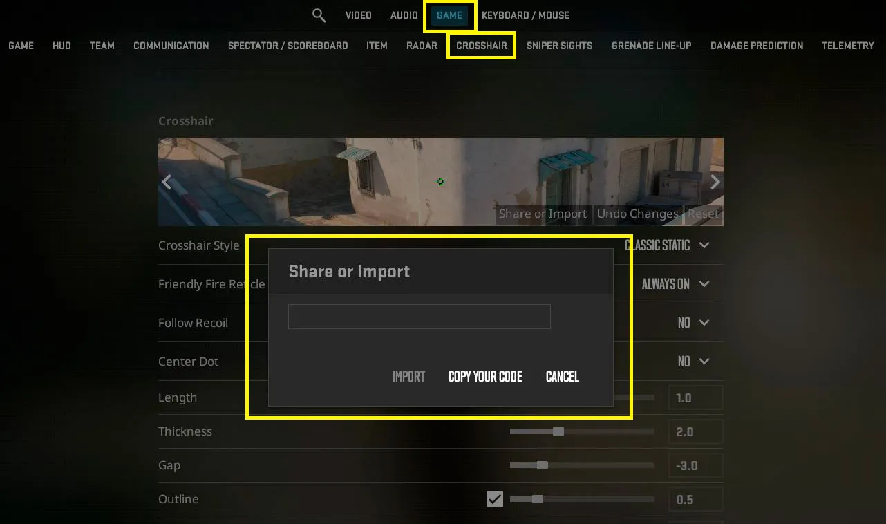 Как настроить прицел в CS2: От консольных команд до кодов профи (2026) - Фото 1